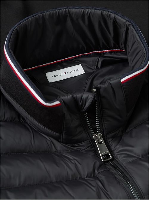 Felpa in maglia tecnica con zip integrale TOMMY HILFIGER | MW0MW41329/BDS